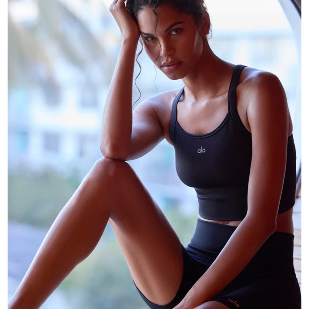 Alo Seamless Ribbed Favorite Bra Tank